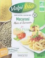 Macaronis Mais et Sarrasin sans gluten