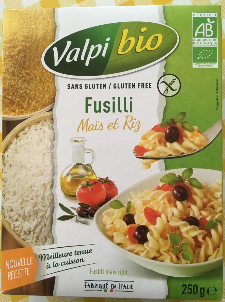 Fusilli maïs et riz