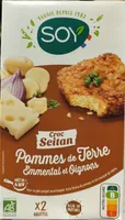 Croc seitan pommes de terre emmental et oignons
