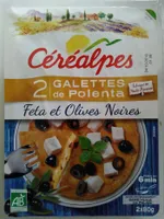 Galettes de Polenta Feta et Olives Noires