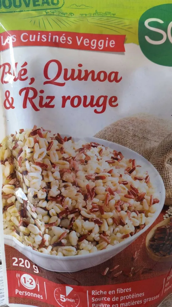 Blé, Quinoa & Riz rouge