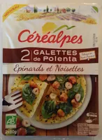 Galettes de Polenta Épinards et Noisettes