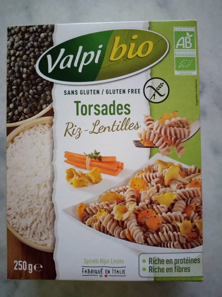 Torsades Riz-Lentilles