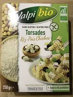 Torsades riz-pois chiches