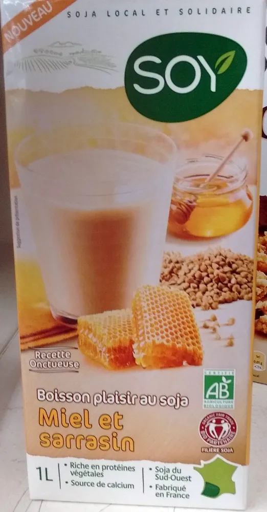 Boisson Soja Miel Sarrasin