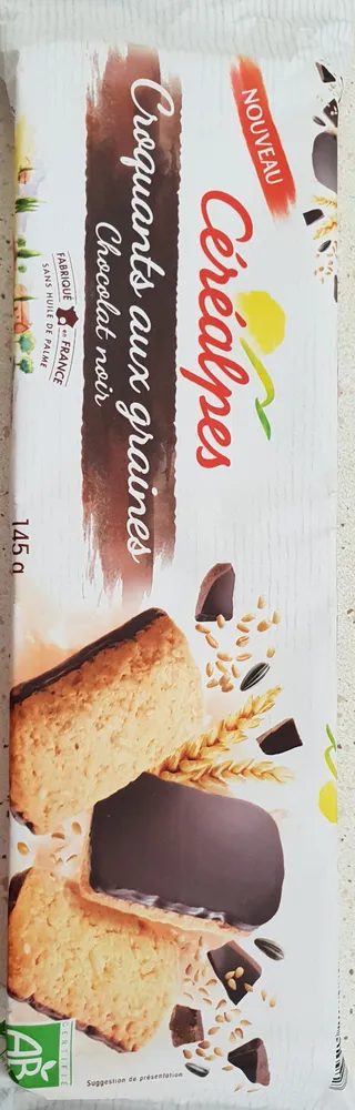 Croquant Aux Graines Chocolat Noir
