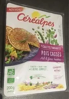 Galettes pois casses