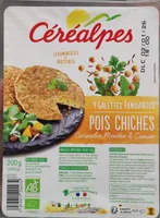 4 galettes fondantes pois chiches