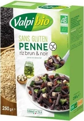 Penne Riz Brun & Noir Sans Gluten