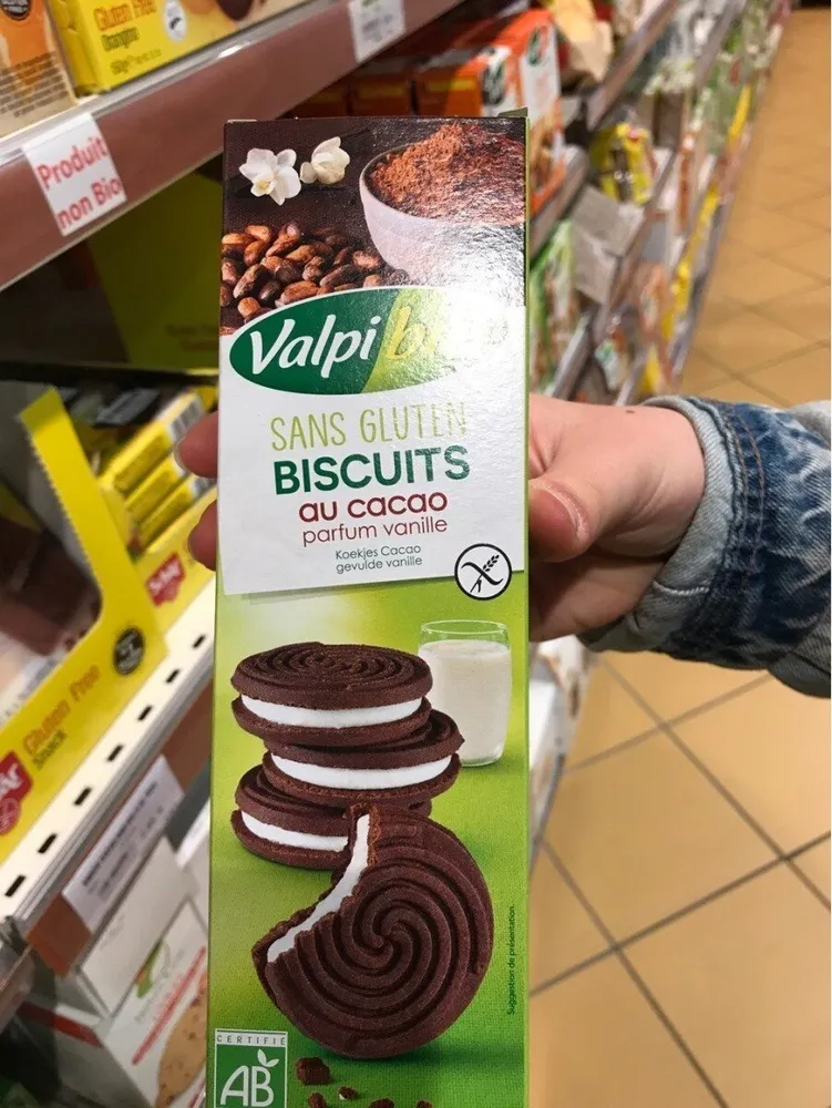 Biscuit cacao parfum vanille