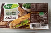 Baguettes précuites aux graines