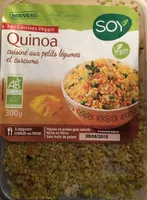 Quinoa cusiné aux petits légumes et curcuma