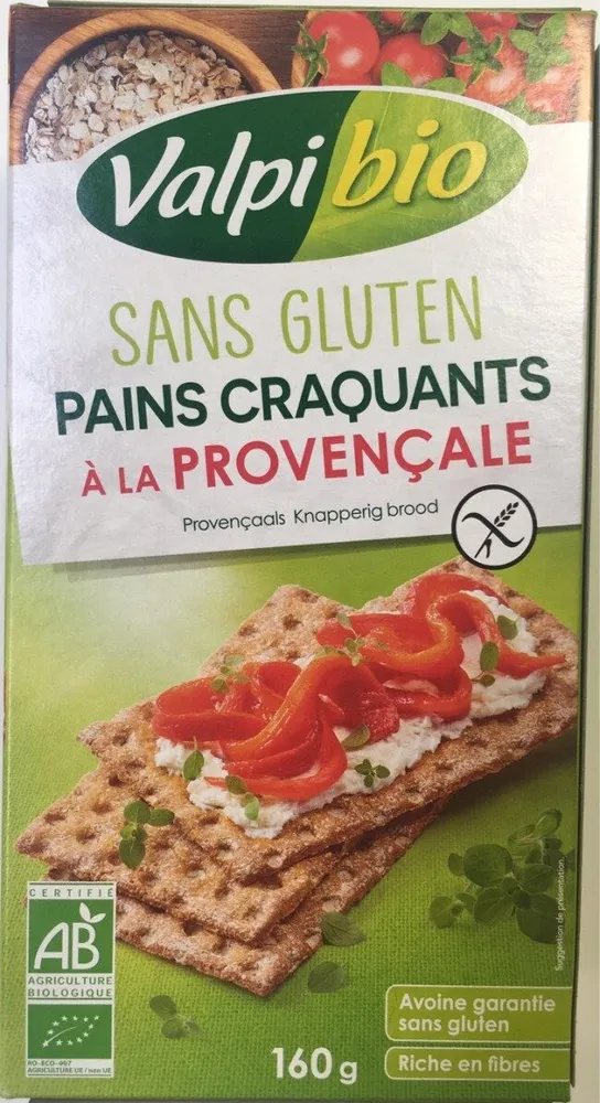 Pains craquants à la provençale sans gluten
