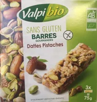 Barres gourmandes dattes pistaches