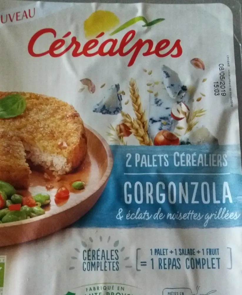 Palets céréaliers gorgonzola