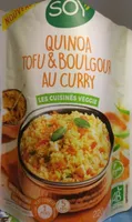 Quinoa tofu & boulgour au curry
