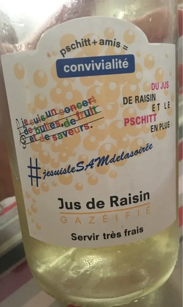 Jus de Raison Gazeifié