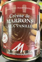 Crème de marrons à la vanille