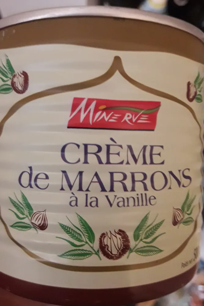 Creme de marron Minerve Vanille boite