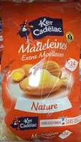 Madeleines extra moelleuses nature x 24 sachets individuels Ker Cadélac