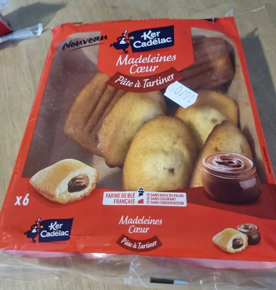 Madeleines cœur.ker cadelac