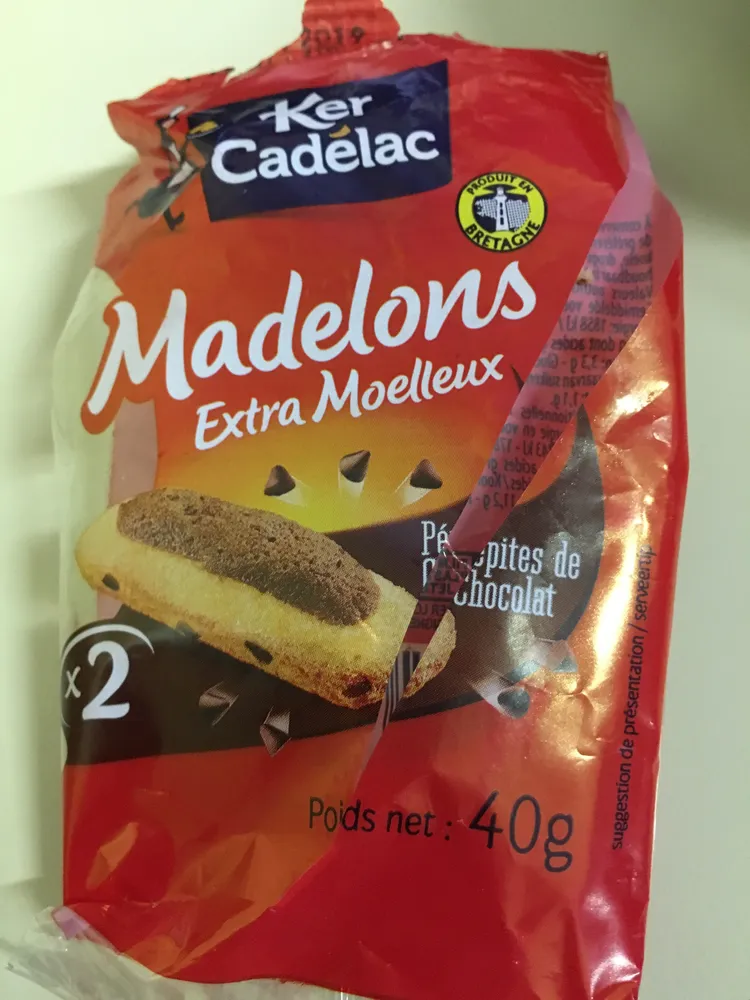 Madelons Pépites De Chocolat