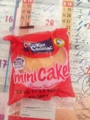 Mini cake framboise