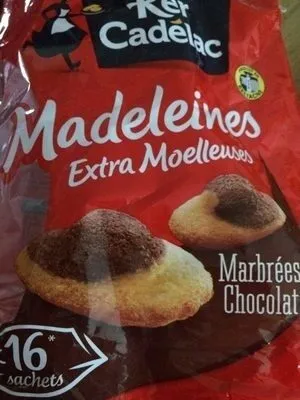 Madeleines Marbrees chocolat