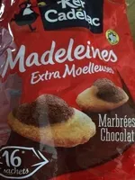 Madeleines Marbrees chocolat