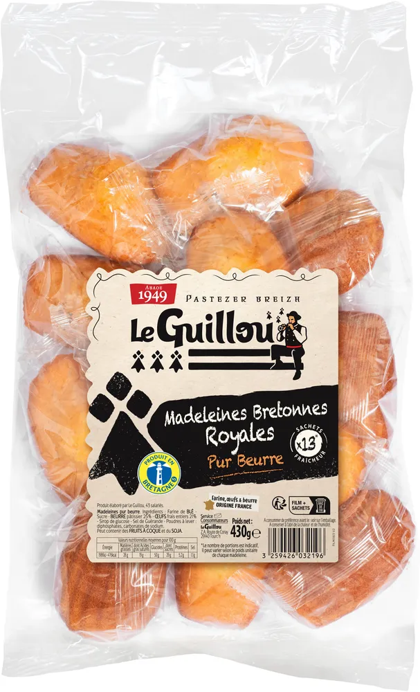 Madeleines Bretonnes Royales - Le Guillou