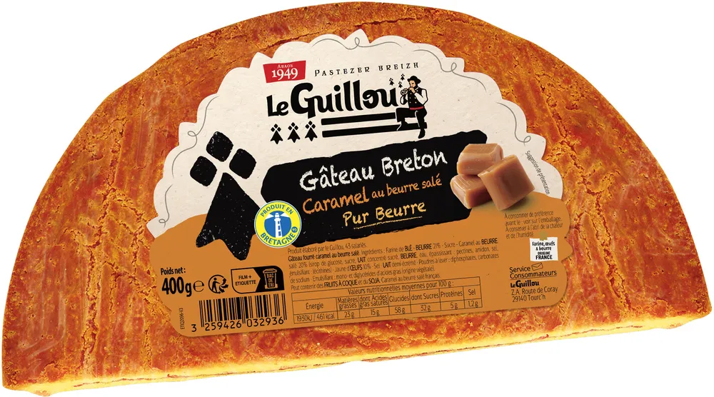 Gâteau breton au caramel au beurre salé - Le Guillou