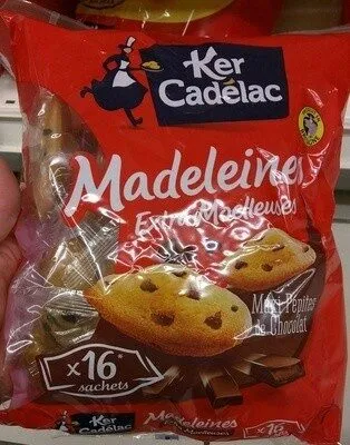 Madeleines aux pépites de chocolat