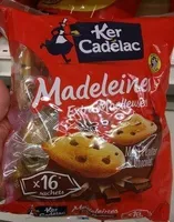 Madeleines aux pépites de chocolat