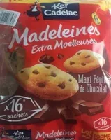 Madeleines pepites chocolat