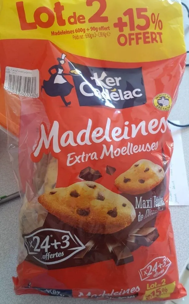 Madeleines extra moelleuses