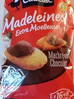 Madeleines extra moelleuses marbrées cacao