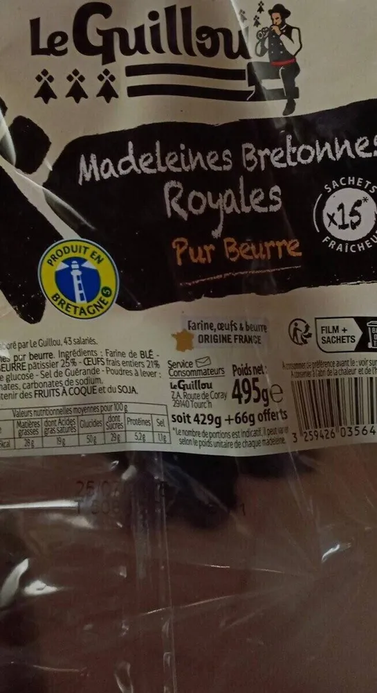 Madeleines Bretonnes Royales