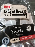 Duo de Palets Pur Beurre, Nature et Tout Chocolat
