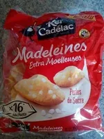 Madeleines extra moelleuses perles de sucre
