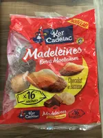 Madeleines Extra Moelleuses Chocolat et Banane