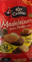 Madeleines Extra Moelleuses Chocolat et Banane