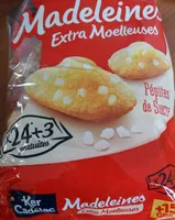 Madeleines extra moelleuse pépites de sucre