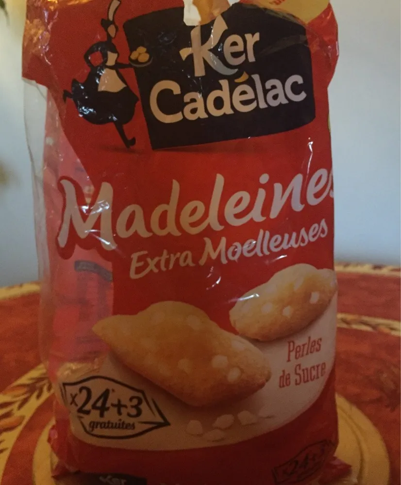 Madeleines Extra Moelleuses Perles de Sucre