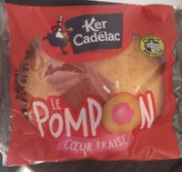Le Pompon Cœur Fraise