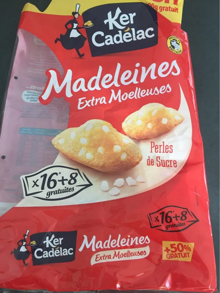 Madeleines Extra Moelleuses Perles de Sucre