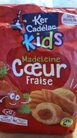 Madeleine cœur Fraise
