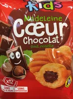 Madeleine Coeur Chocolat Noisette