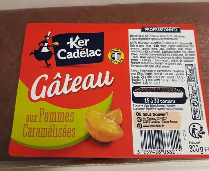 Gâteau aux Pommes Caramélisées
