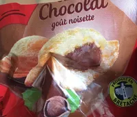 Madeleine Cœur Chocolat Goût Noisette