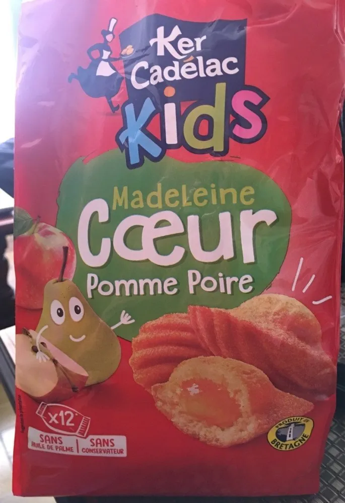 Madeleine Cœur Pomme Poire